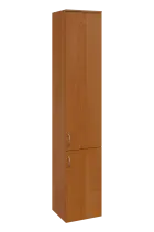 N 6 - 42D kancelářská skříň, 2-dveřová, pravá, 2150x400x400, olše jantar